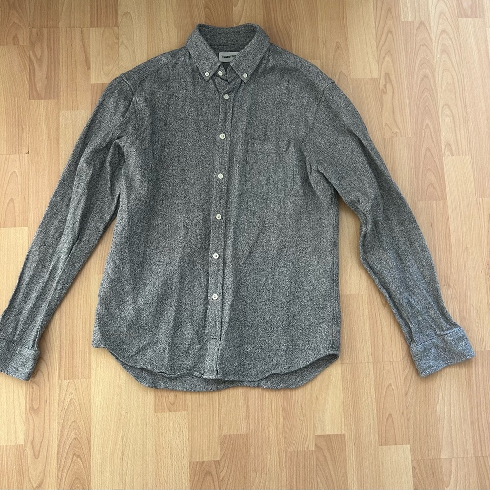 Men's Marled Gray Button-Up Shirt - Taylor Stitch